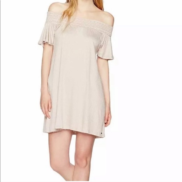 O’Neill Off the Shoulder Mini Shift Dress - Picture 4 of 8
